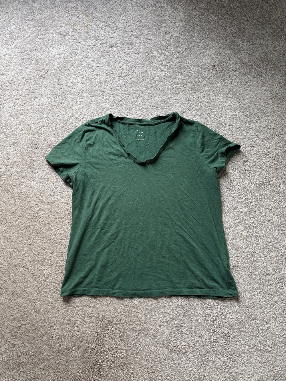 a new day Forest Green V-Neck Short Sleeve Tee